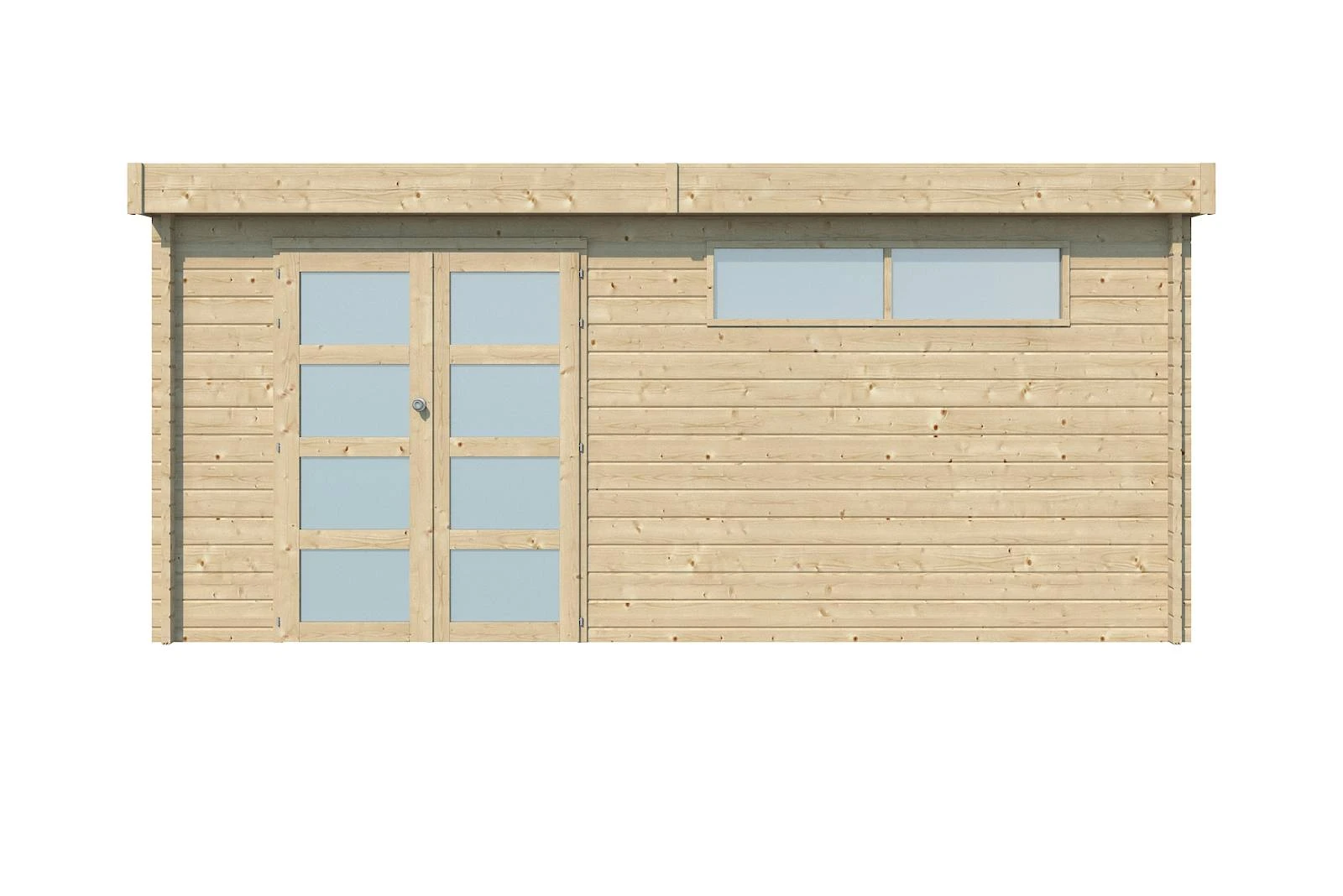 Woodlands Blokhut Modern met Dakisolatie 505 x 385 cm - Afbeelding 1